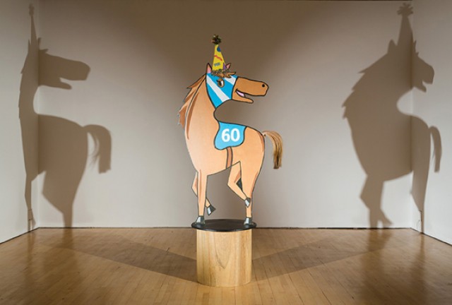 Lutz Bacher Shadow Horse 2 Image via contemporaryartdaily.com